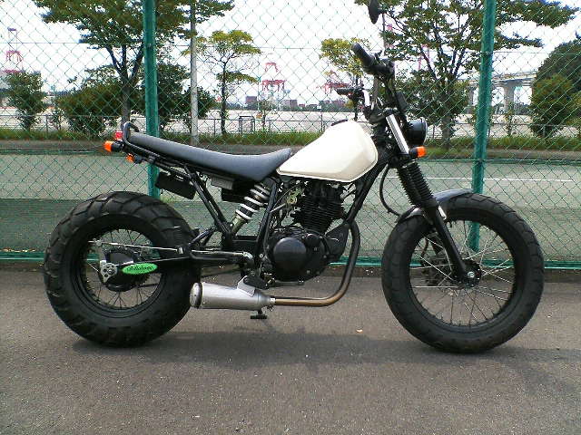 YAMAHA TW ロングスイングアーム